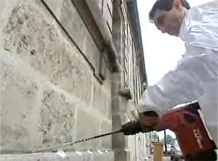 Injection dans les murs